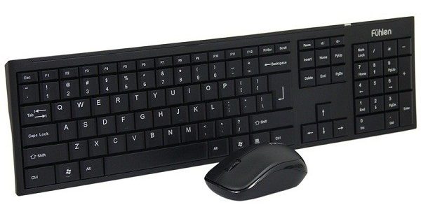 Bộ bàn phím chuột Fuhlen Optical Wireless A120G có kích thước gọn nhẹ