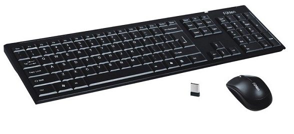 Bộ bàn phím chuột Fuhlen Optical Wireless A120G cho cảm giác gõ tốt