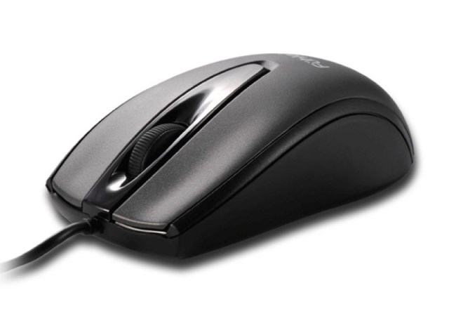 Chuột Fuhlen L102 Optical Black USB có thiết kế đơn giản dễ cầm nắm